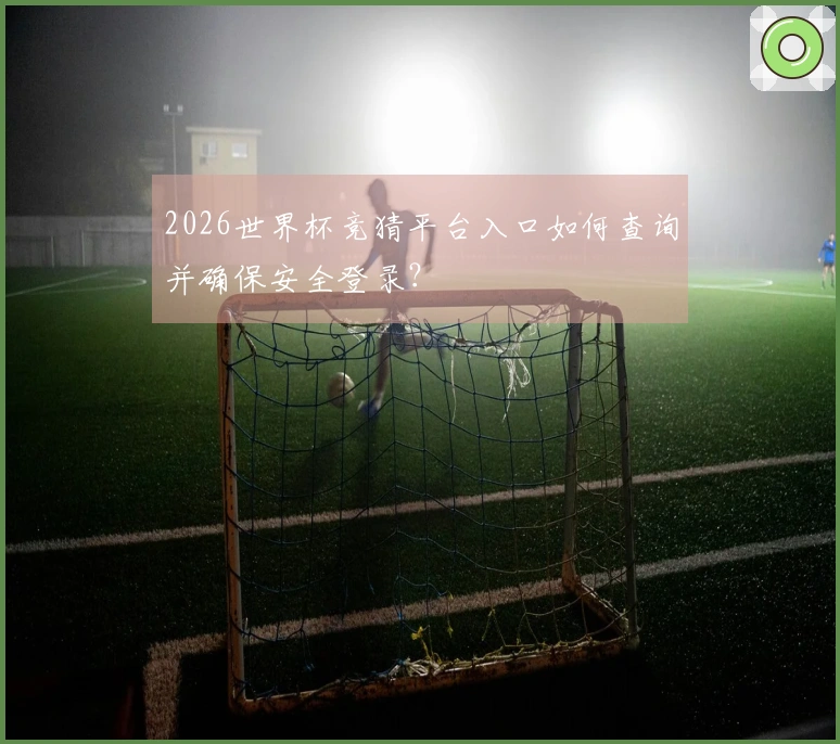 2026世界杯竞猜平台入口如何查询并确保安全登录？